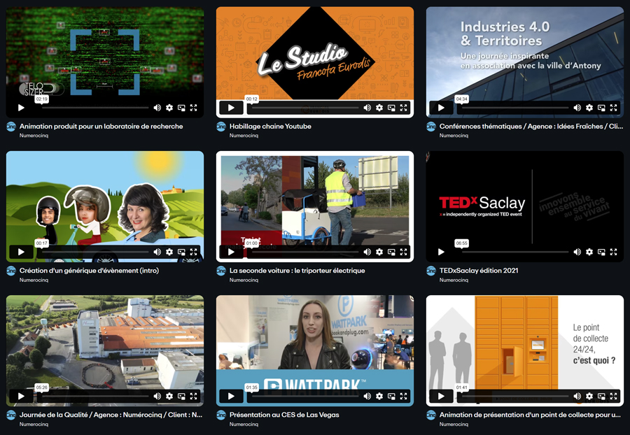 Captation video et animation graphique motion design